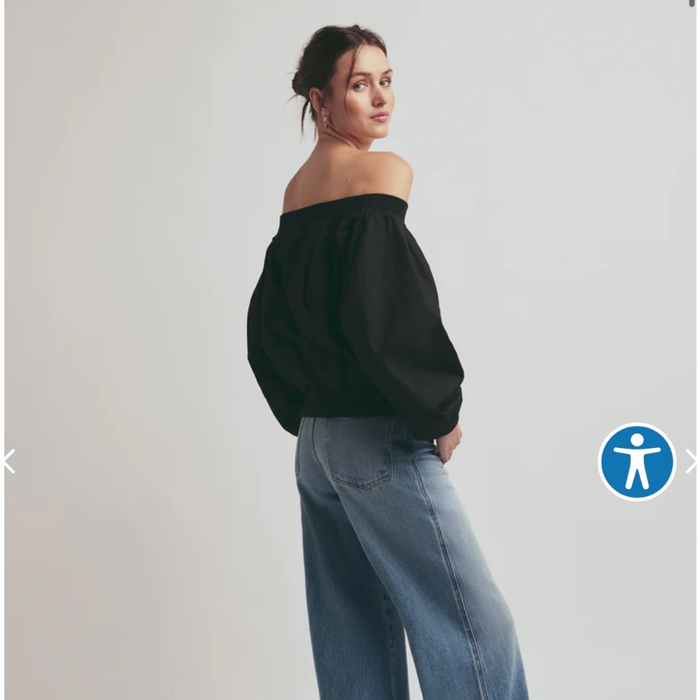 Favorite Daughter Off the Shoulder Bomber Jacket